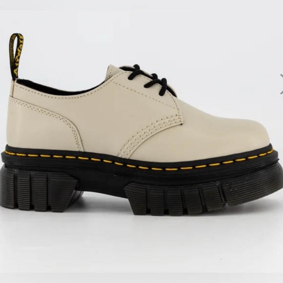BNWT Dr. Martens Audrick 3 eye Shoes – Cobblestone Gray – Size 9 - Picture 2 of 15